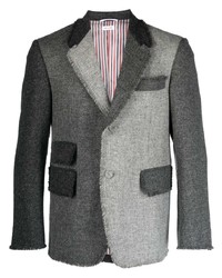 Thom Browne Panelled Single Breasted Suit Jacket