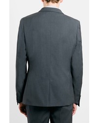Topman Skinny Fit Grey Suit Jacket