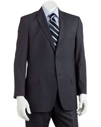 Apt. 9 Slim Fit Shadow Striped Charcoal Suit Jacket