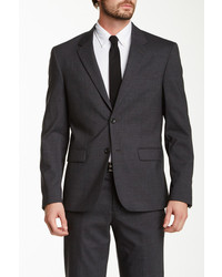 Report Solid Wool Blend Suit Separates Jacket