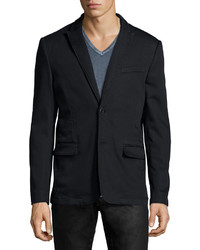 John Varvatos Star Usa Two Button Soft Jacket Black