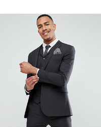 ASOS DESIGN Tall Super Skinny Fit Suit Jacket In Charcoal