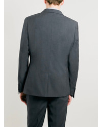 Topman Grey Skinny Fit Suit Jacket