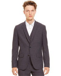 Kenneth Cole Reaction Two Button Grid Suit Jacket