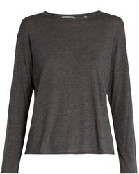 Vince Long Sleeved Crew Neck Top