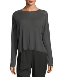 Eileen Fisher Seamless Sleek Funnel Neck Top Plus Size