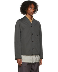 Lemaire Grey V Neck Liner Jacket