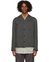 Lemaire Grey V Neck Liner Jacket