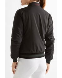 Cavalleria Toscana Horsewoman Shell Bomber Jacket Charcoal