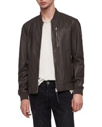 AllSaints Kino Leather Bomber Jacket