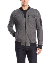 Kenneth Cole Reaction Textured Knit Bomber Jacket