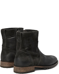 Belstaff Attwell Burnished Suede Boots