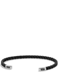 David Yurman 4mm Titanium Chain Cuff Bracelet