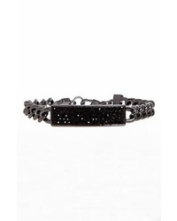 Nordstrom All That Glitters Pave Id Plate Chain Bracelet