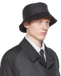 Thom Browne Gray Wool Bucket Hat