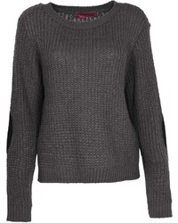 Boohoo Lucy Elbow Patch Soft Knit Jumper