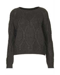 Topshop Cable Knit Jumper By Boutique