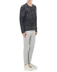 Lanvin Cable Knit Sweater Black