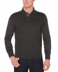 Perry Ellis Cable Shawl Pullover Cardigan