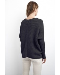Elke Cashmere Blend Cable Sweater