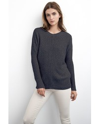 Elke Cashmere Blend Cable Sweater