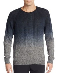 Vince Dip Dyed Linen Crewneck Sweater