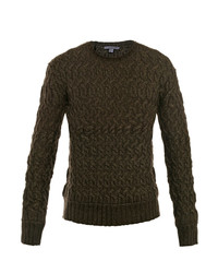 John Varvatos Cable Knit Sweater
