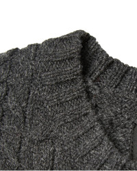 Neighborhood Cable Knit Wool Sweater