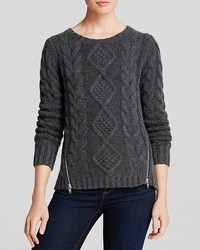 Bloomingdale's Quotation Sweater Cable Knit Cashmere
