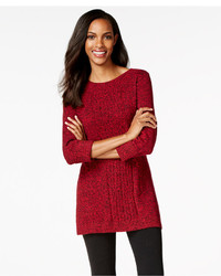 Style&co. Style Co Cable Knit Tunic Sweater Only At Macys