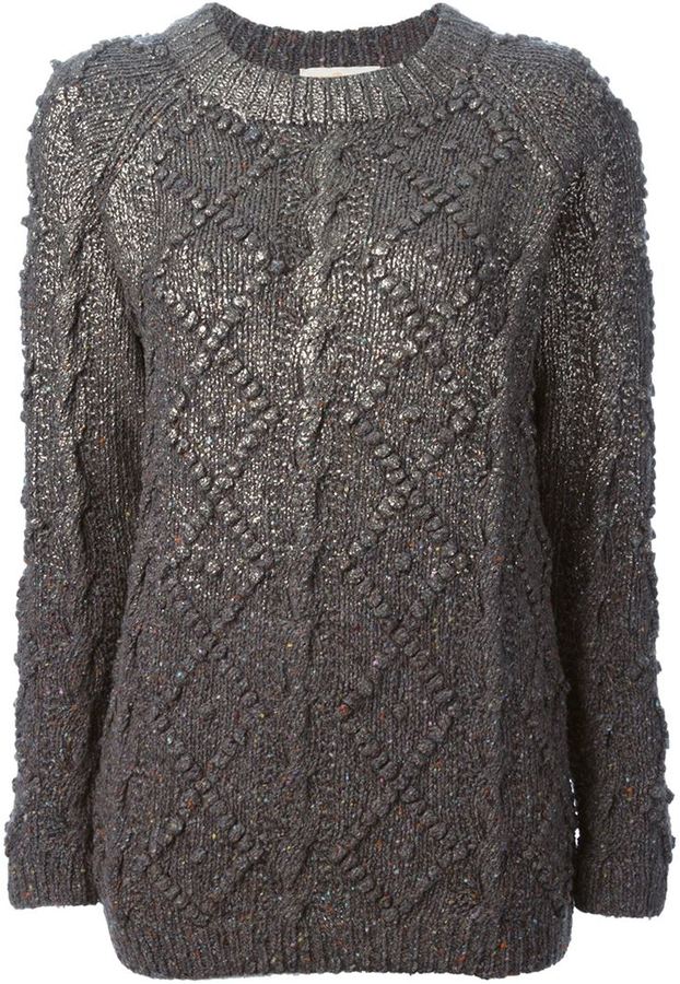 Tory Burch Cable Knit Sweater, $531 | farfetch.com | Lookastic