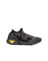 Charcoal Camouflage Athletic Shoes
