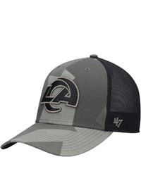 '47 Olive Los Angeles Rams Countershade Mvp Dp Trucker Snapback Hat