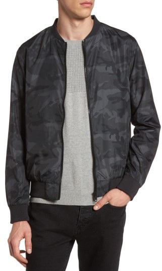 Topman Camo Print Bomber Jacket, $90 | Nordstrom | Lookastic