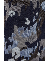 3.1 Phillip Lim Camouflage Print Wool Blend Sweater