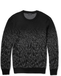 Lanvin Dgrad Wool Jacquard Sweater