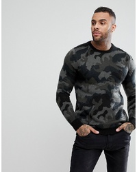Pull&Bear Jumper In Camouflage