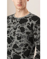 Burberry Prorsum Camouflage Cashmere Sweater