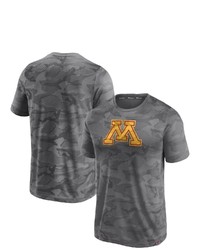 FANATICS Branded Gray Minnesota Golden Gophers Primary Camo T Shirt