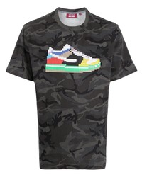 Mostly Heard Rarely Seen Pixelated Print Camouflage T Shirt