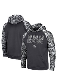Colosseum Charcoal Western Michigan Broncos Oht Military Appreciation Digital Camo Pullover Hoodie At Nordstrom