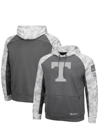 Colosseum Grayarctic Camo Tennessee Volunteers Oht Military Appreciation Tonal Raglan Pullover Hoodie