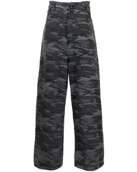 Balenciaga New Baggy Camouflage Print Jeans