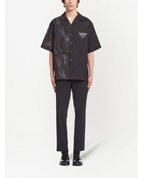 Prada Double Match Stretch Cotton Shirt