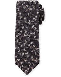 Charcoal Camouflage Silk Tie