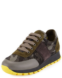 Charcoal Camouflage Sneakers