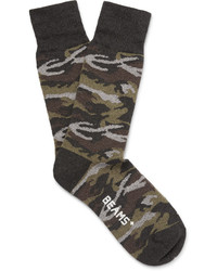 Charcoal Camouflage Socks