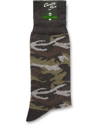 Beams Plus Camouflage Knitted Socks