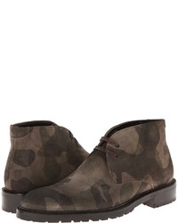 Charcoal Camouflage Suede Desert Boots