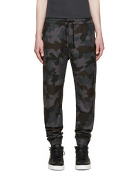 Pyer Moss Ssense Grey Camouflage Trousers